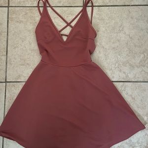Dress cross back